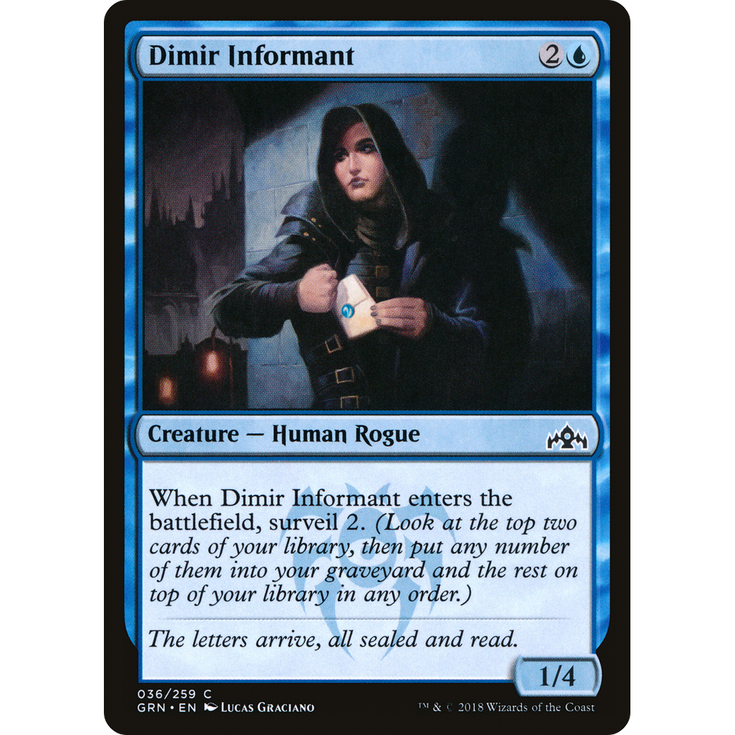 Dimir Informant (GRN-036) - Guilds of Ravnica