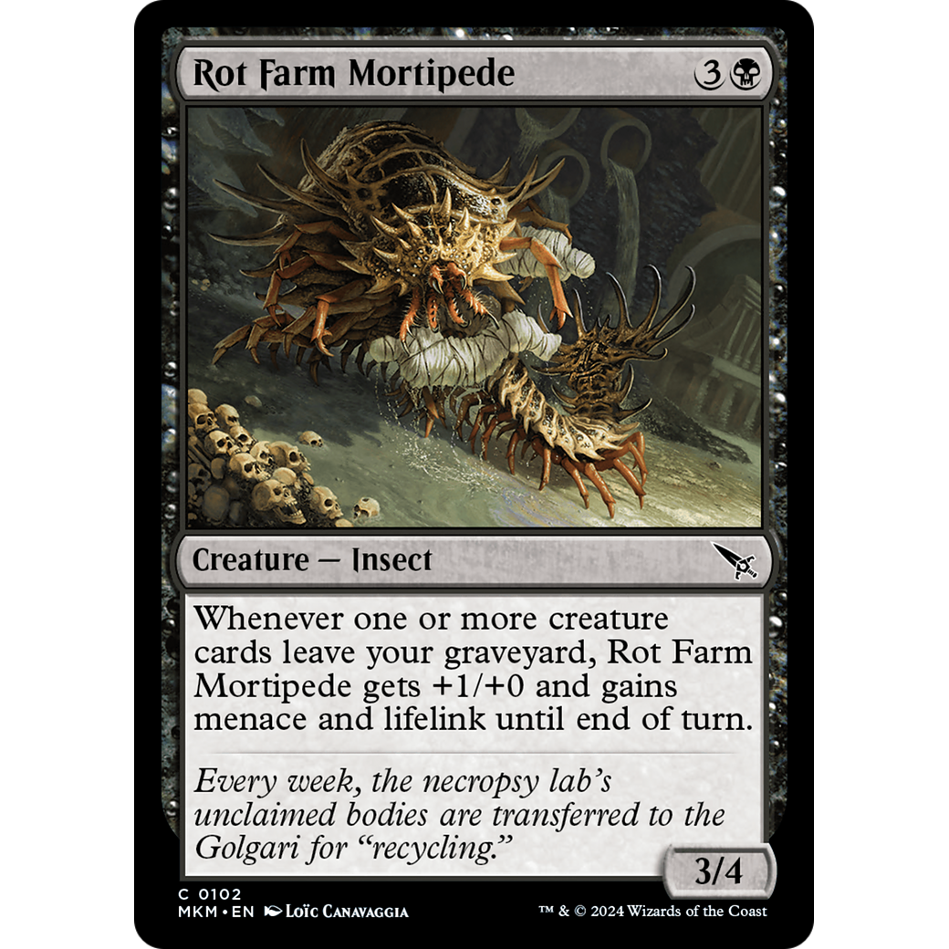 Rot Farm Mortipede (MKM-102) - Murders at Karlov Manor Foil