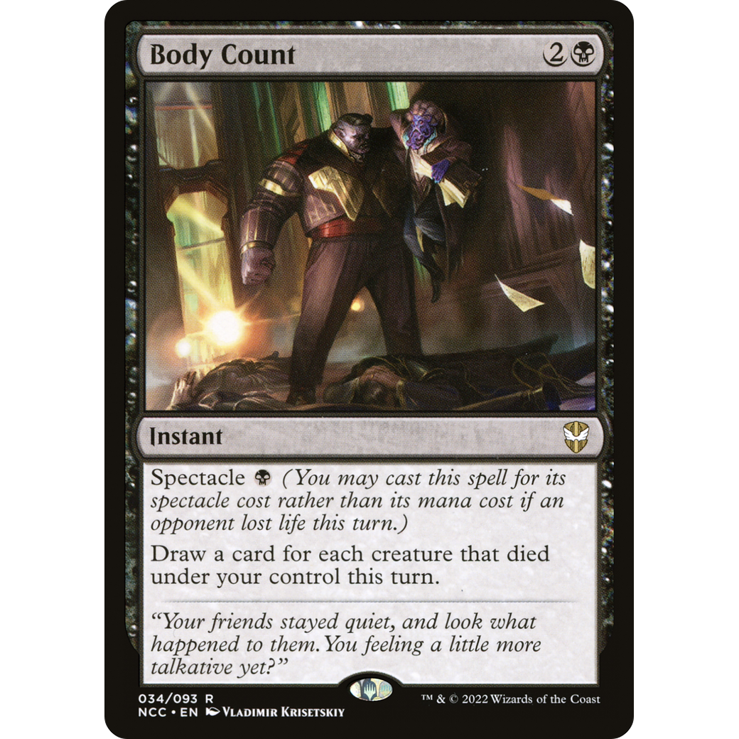 Body Count (NCC-034) - New Capenna Commander