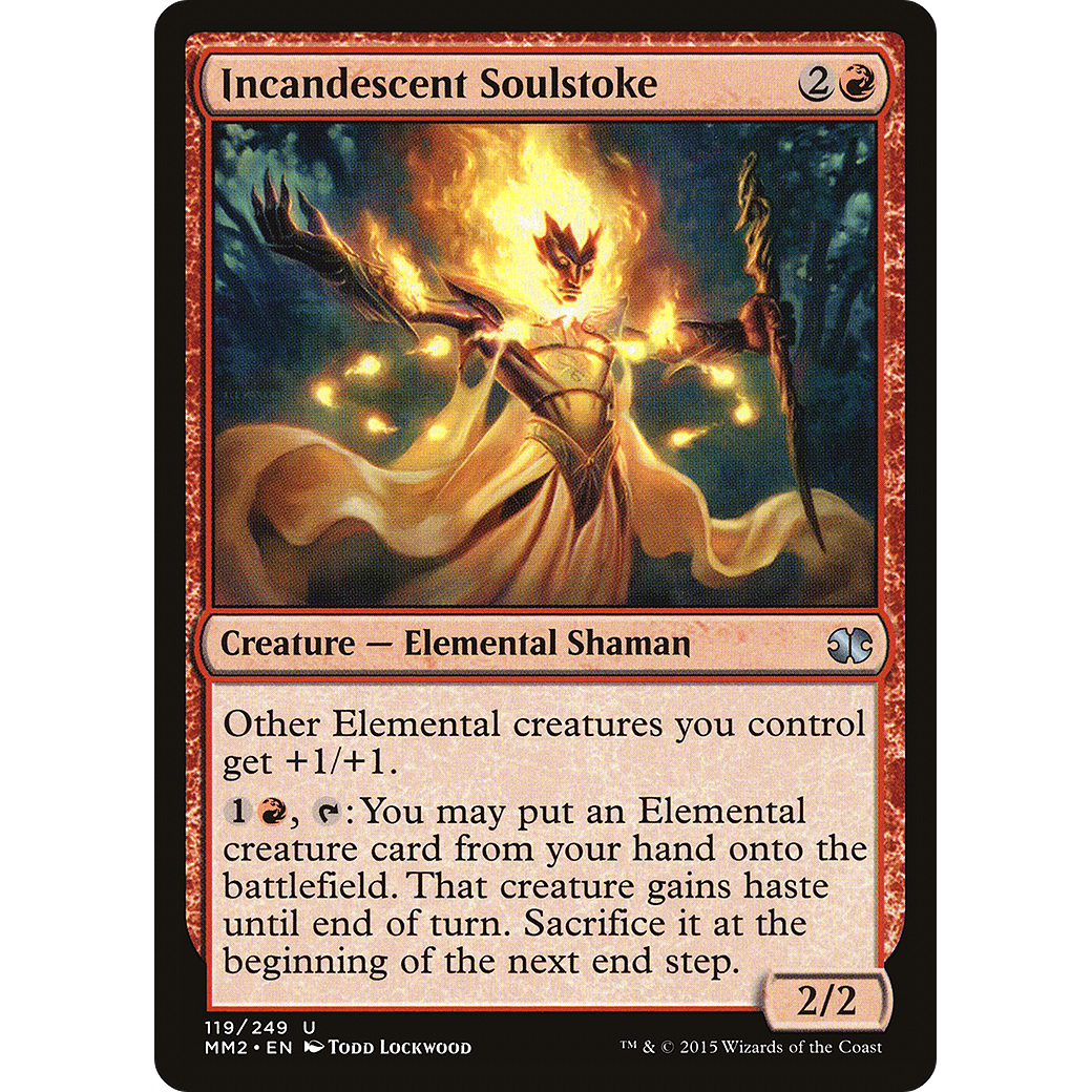 Incandescent Soulstoke (MM2-119) - Modern Masters 2015 Foil