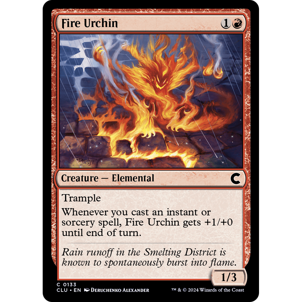 Fire Urchin (CLU-133) - Ravnica: Clue Edition