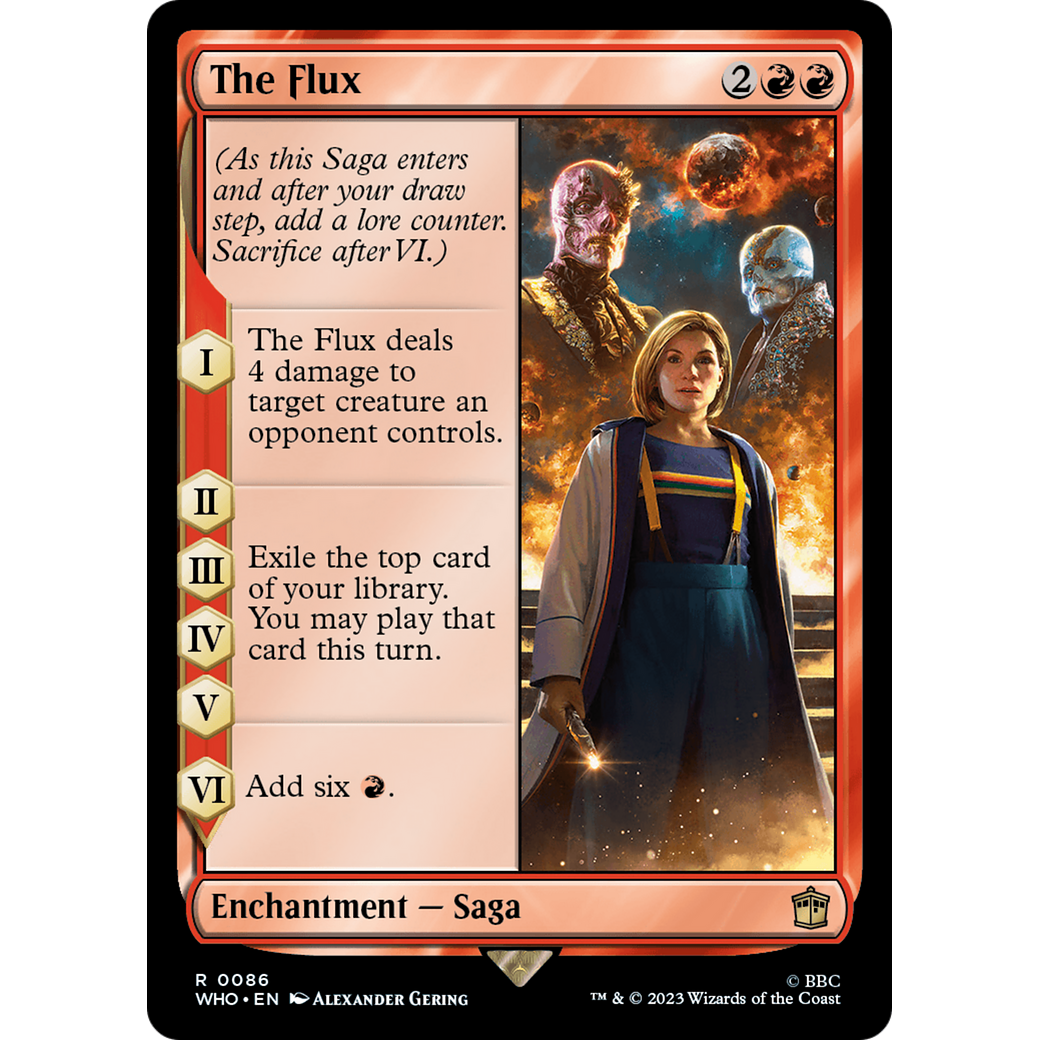 The Flux (WHO-086) - Doctor Who Foil