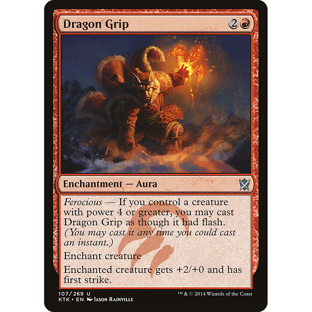 Dragon Grip (KTK-107) - Khans of Tarkir Foil