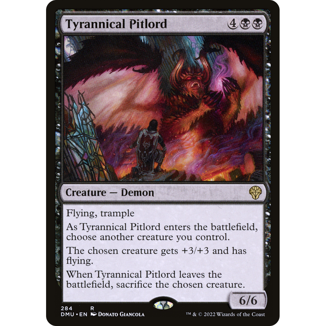 Tyrannical Pitlord (DMU-284) - Dominaria United Foil