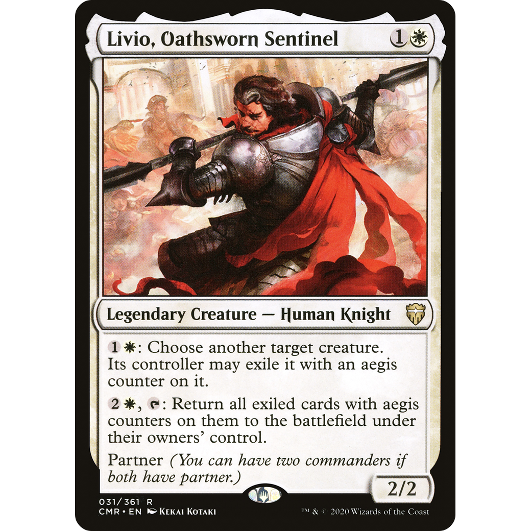 Livio, Oathsworn Sentinel (CMR-031) - Commander Legends