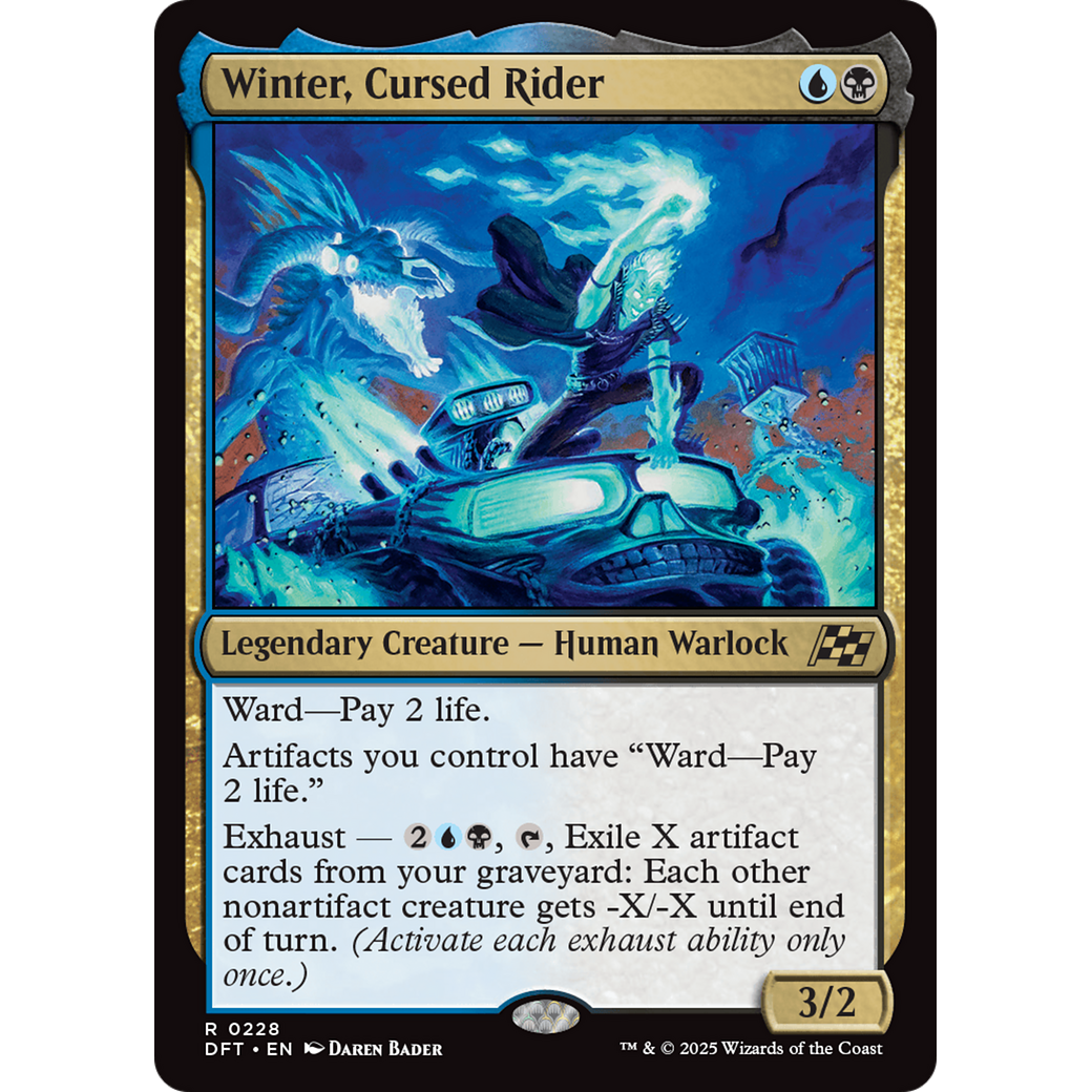 Winter, Cursed Rider (DFT-228) - Aetherdrift