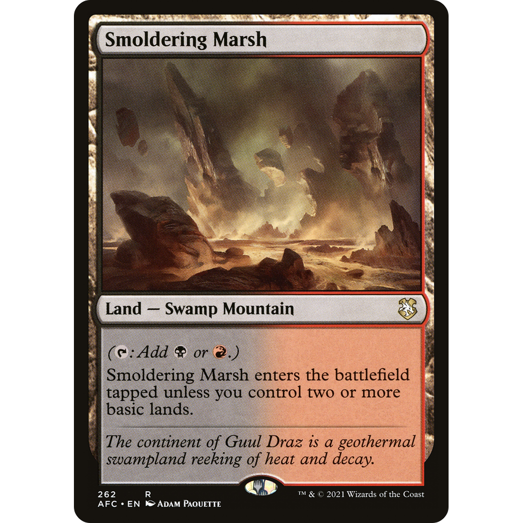 Smoldering Marsh (AFC-262) - Forgotten Realms Commander