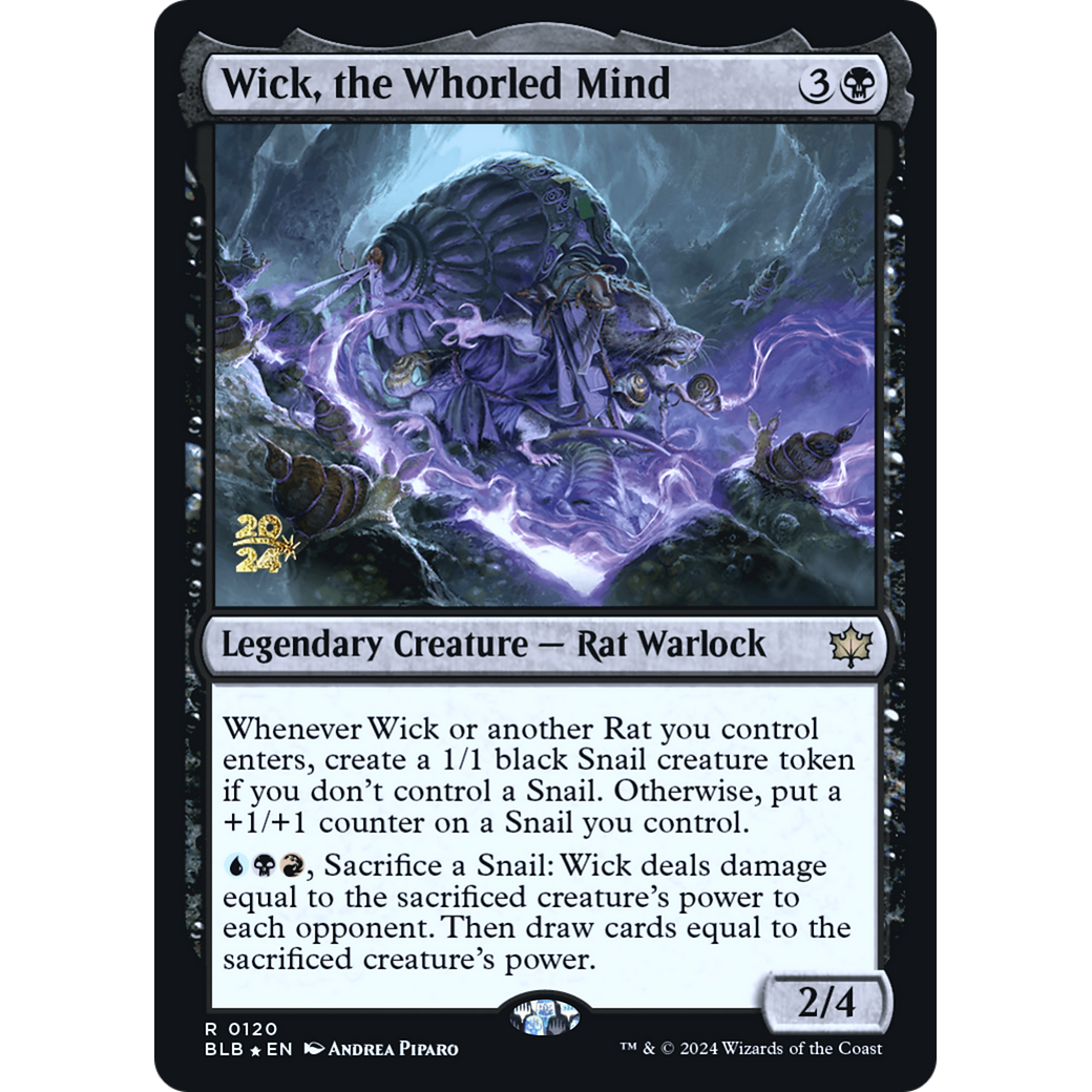 Wick, the Whorled Mind (PRE-120S) - Bloomburrow Promos Foil