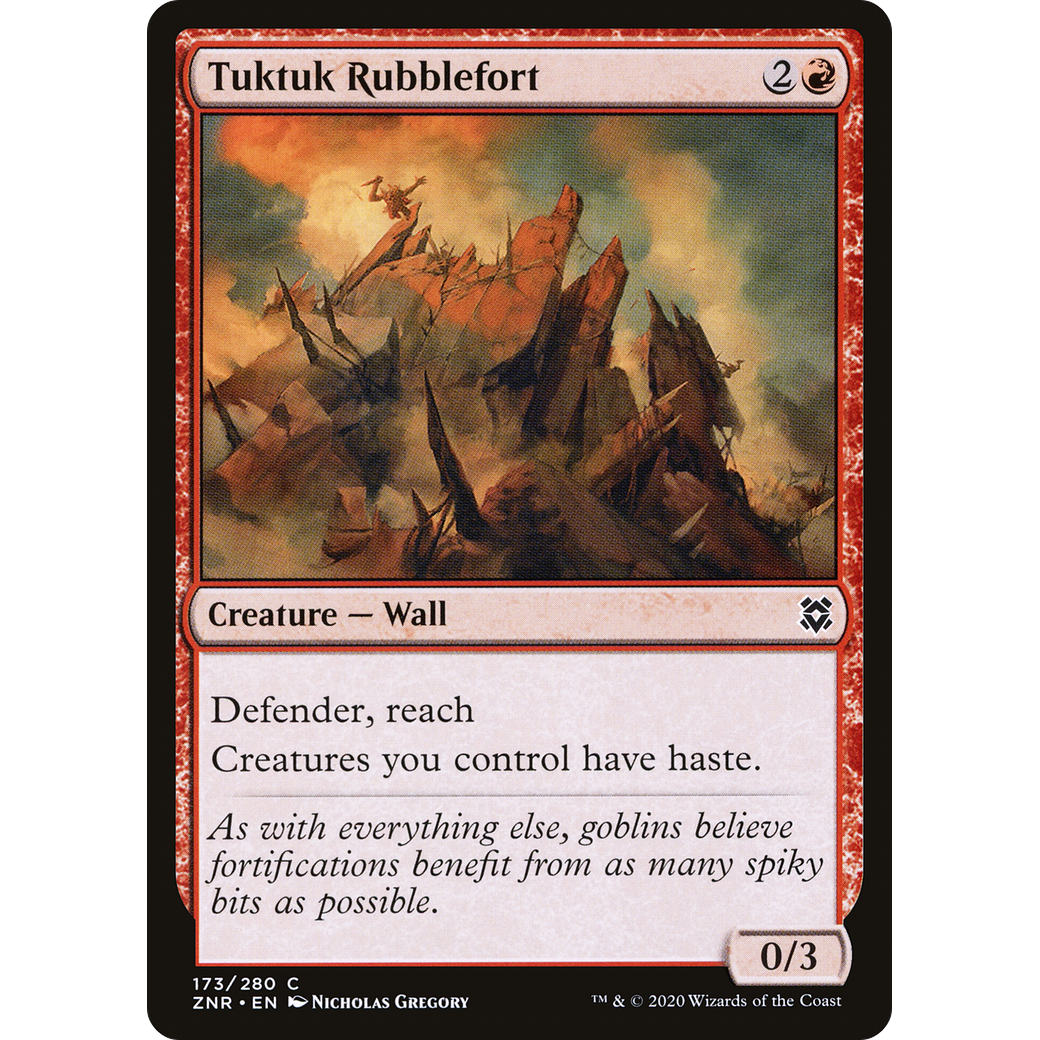 Tuktuk Rubblefort (ZNR-173) - Zendikar Rising