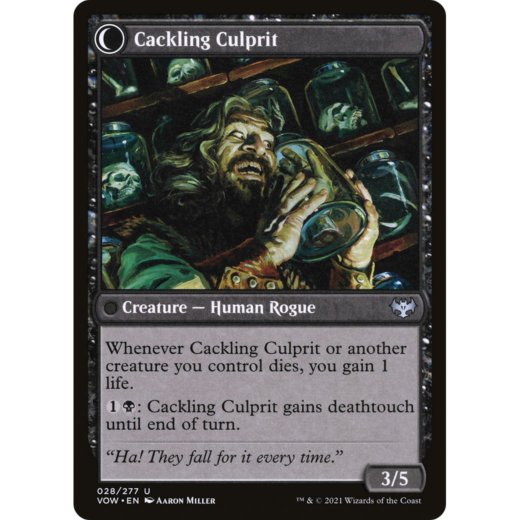 Panicked Bystander (VOW-028) - Innistrad: Crimson Vow: (Double Faced Transform) Foil