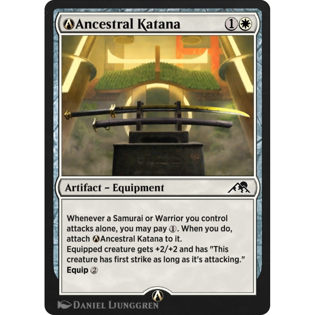 A-Ancestral Katana (NEO-A-1) - Kamigawa: Neon Dynasty
