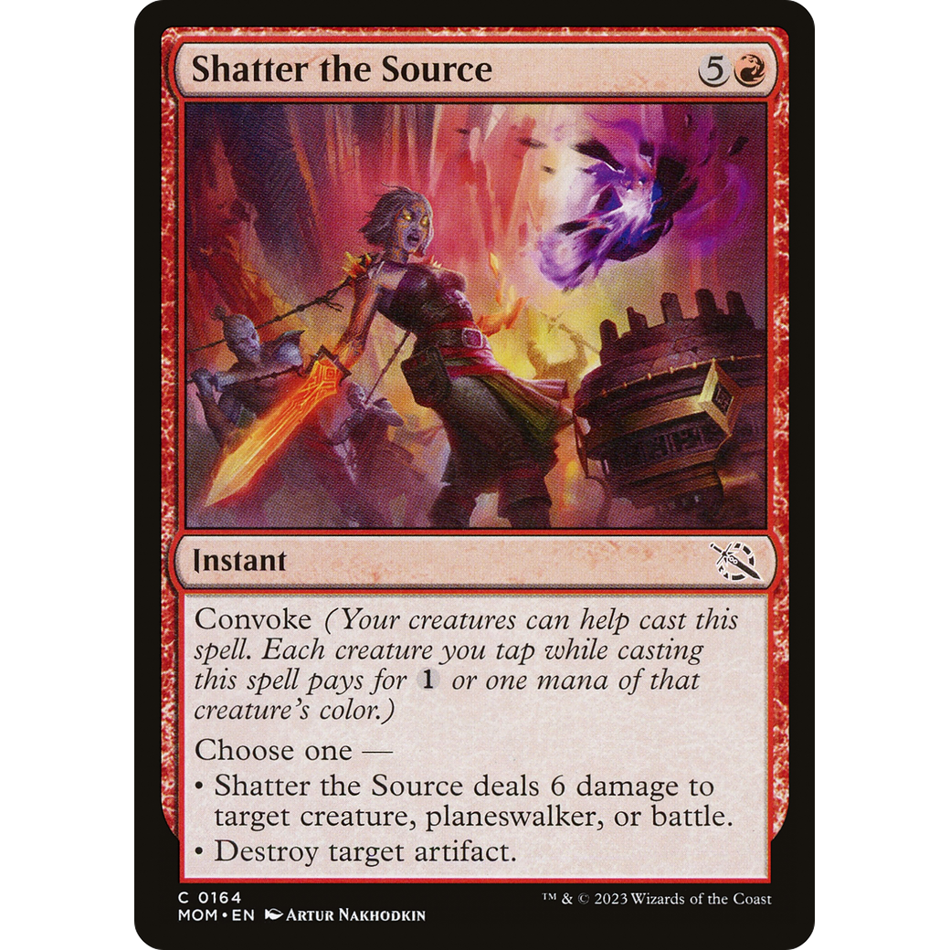 Shatter the Source (MOM-164) - March of the Machine Foil
