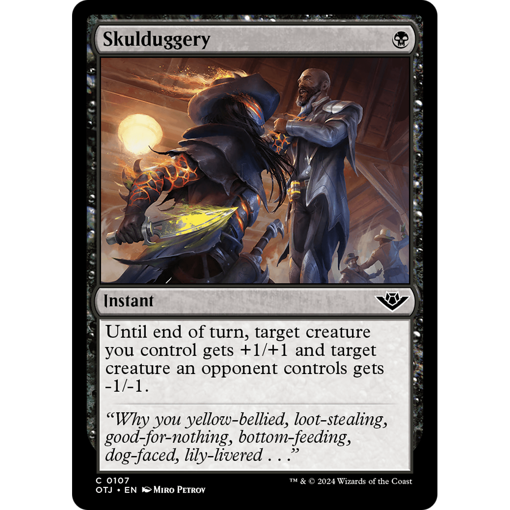 Skulduggery (OTJ-107) - Outlaws of Thunder Junction