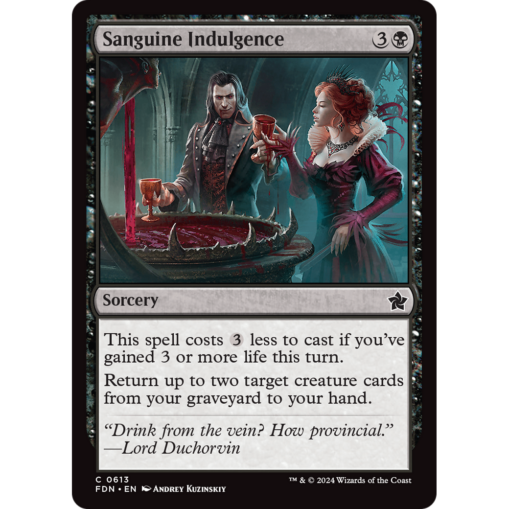 Sanguine Indulgence (FDN-613) - Foundations