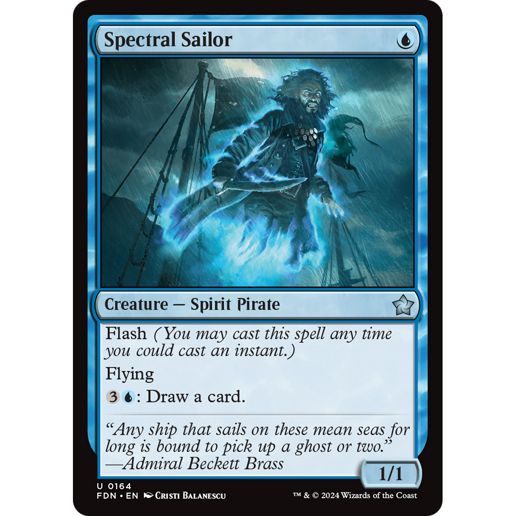 Spectral Sailor (FDN-164) - Foundations