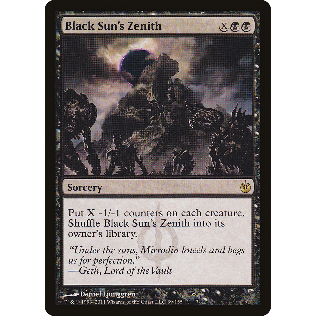 Black Sun's Zenith (MBS-039) - Mirrodin Besieged Foil