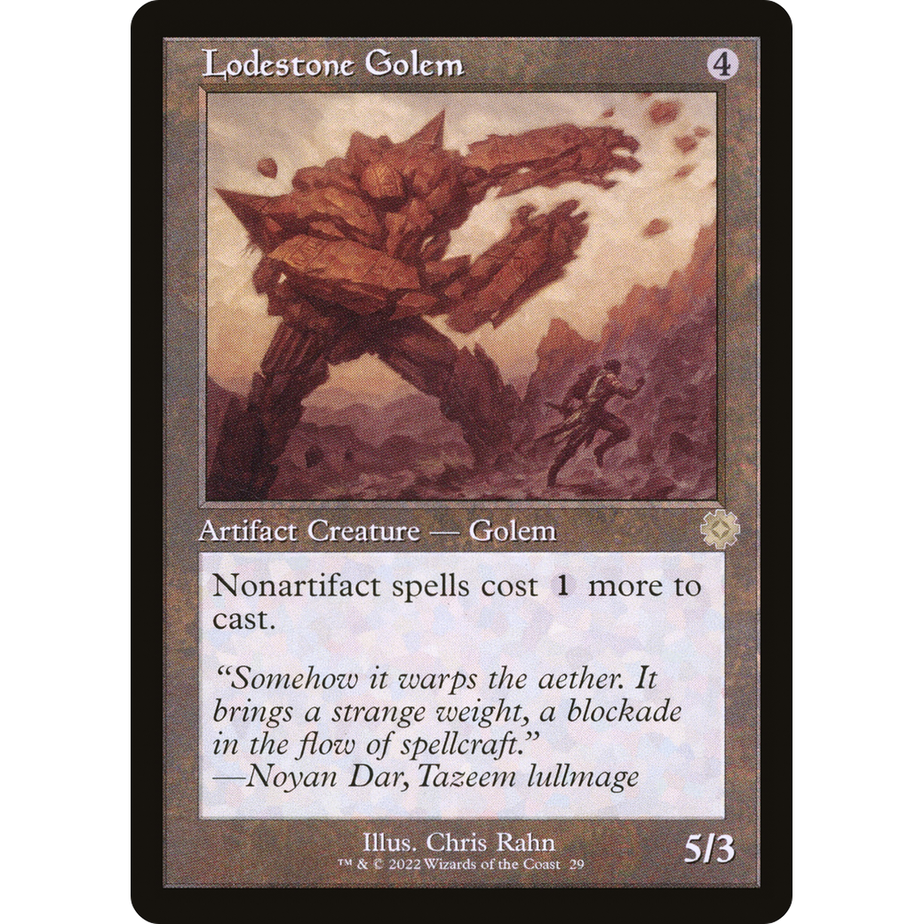 Lodestone Golem (BRR-029) - The Brothers' War Retro Artifacts