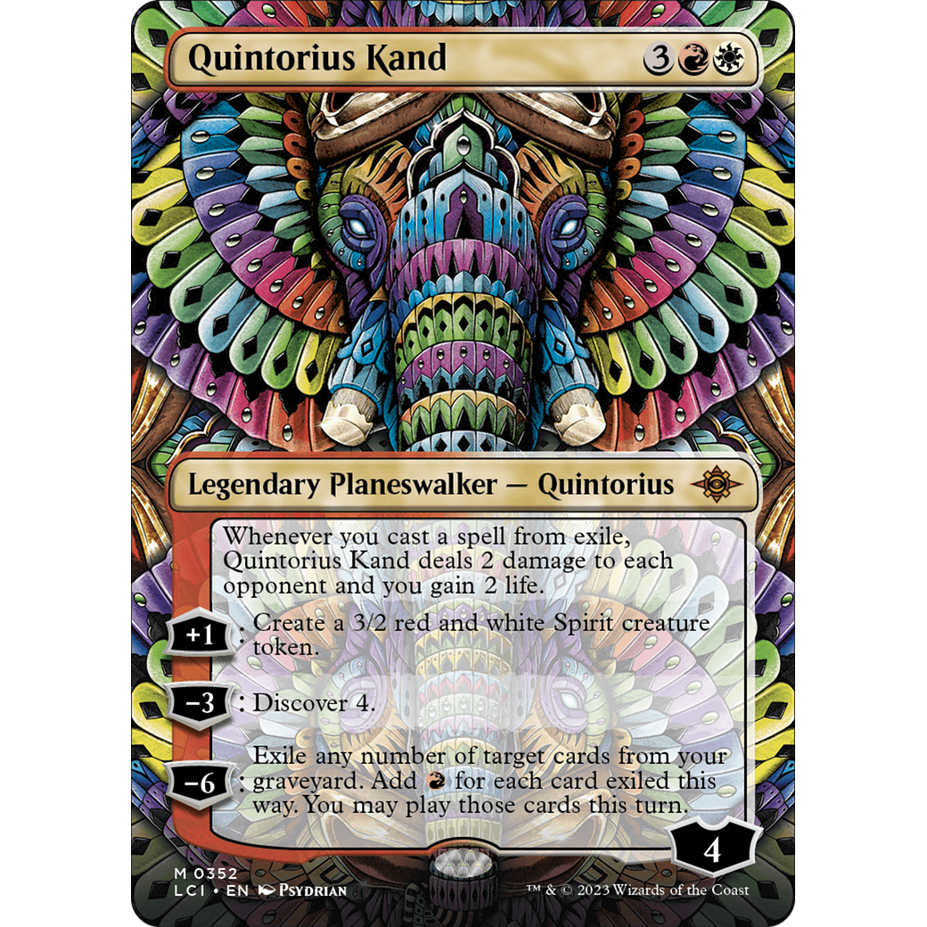 Quintorius Kand (LCI-352) - The Lost Caverns of Ixalan (Borderless) Foil