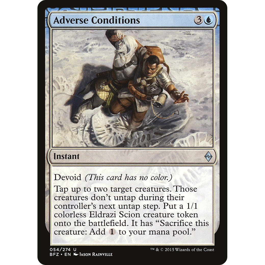 Adverse Conditions (BFZ-054) - Battle for Zendikar: (devoid)