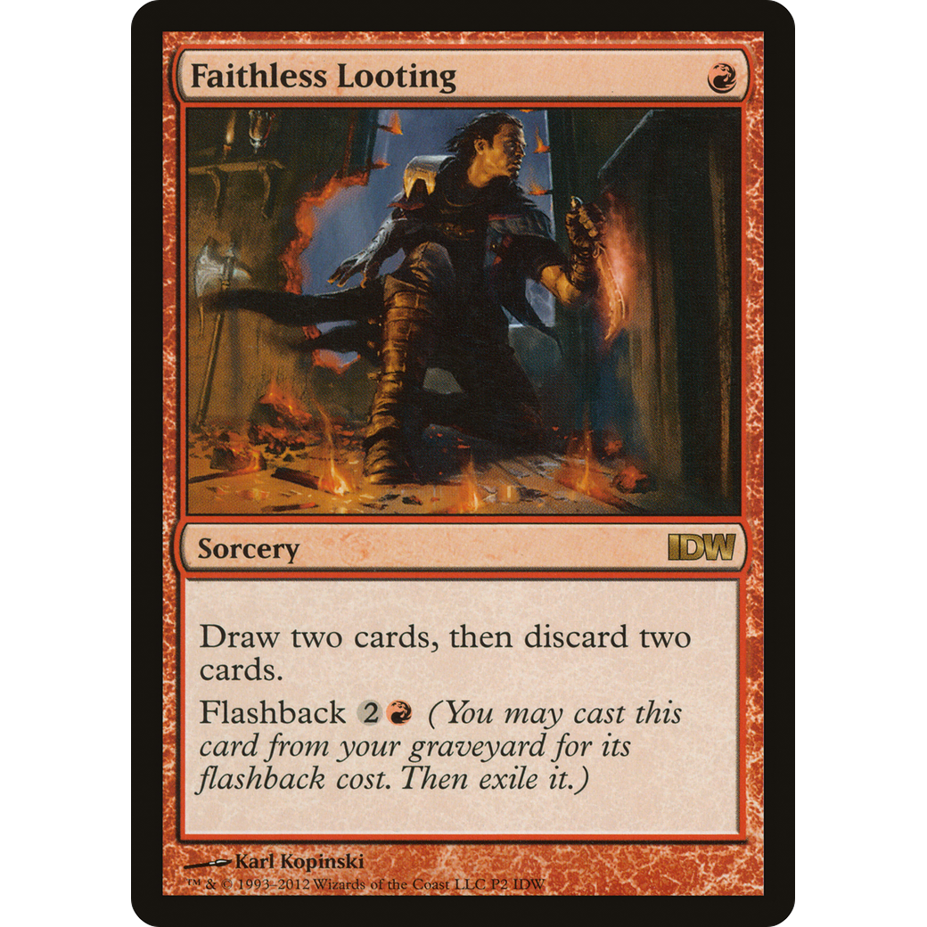 Faithless Looting (IDW Comics 2012) (MEDIA-0P2) - IDW Comics Inserts