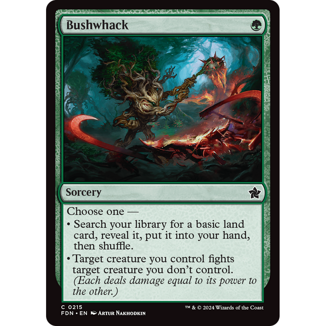 Bushwhack (FDN-215) - Foundations Foil