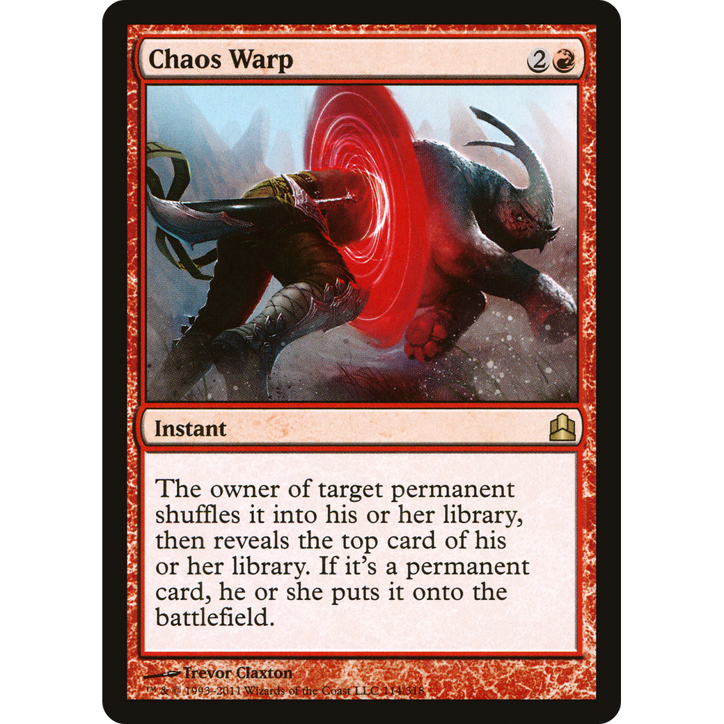 Chaos Warp (CMD-114) - Commander 2011