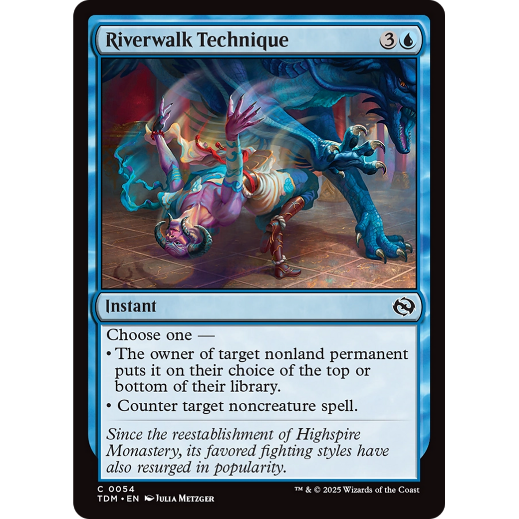Riverwalk Technique (TDM-054) - Tarkir: Dragonstorm