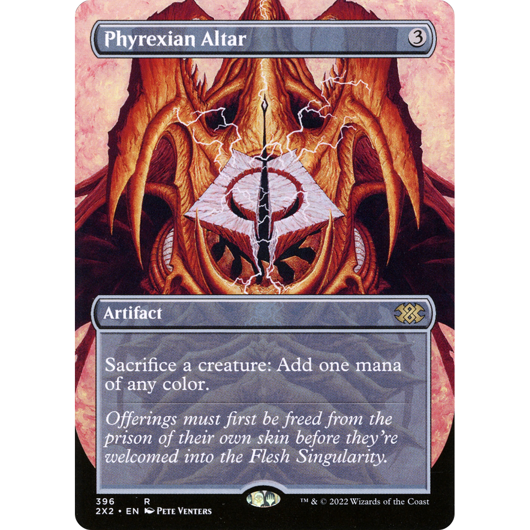 Phyrexian Altar (Borderless) (2X2-396) - Double Masters 2022 (Borderless)