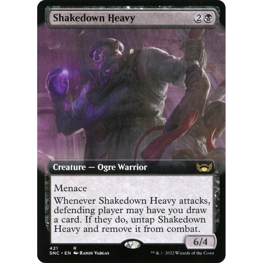 Shakedown Heavy (Extended Art) (SNC-421) - Streets of New Capenna: (Extended Art) Foil