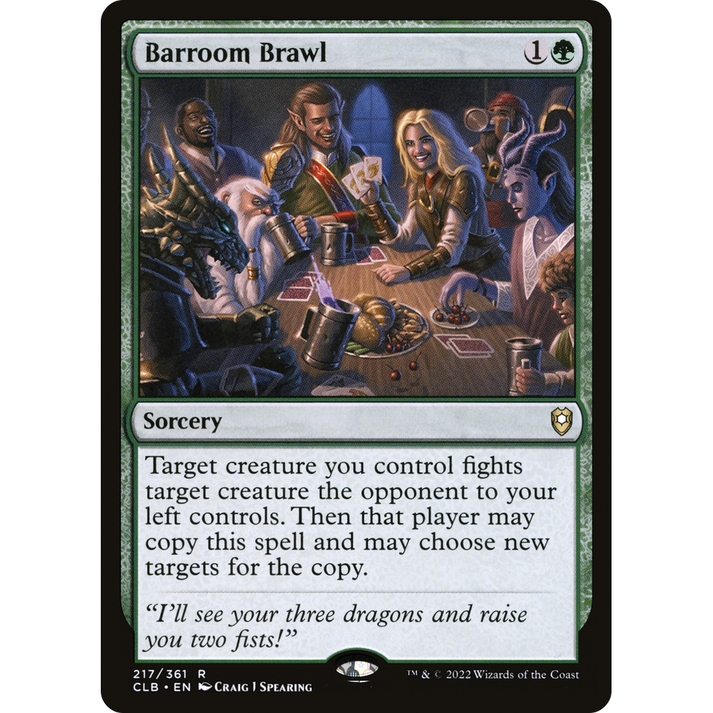 Barroom Brawl (CLB-217) - Commander Legends: Battle for Baldur's Gate Foil