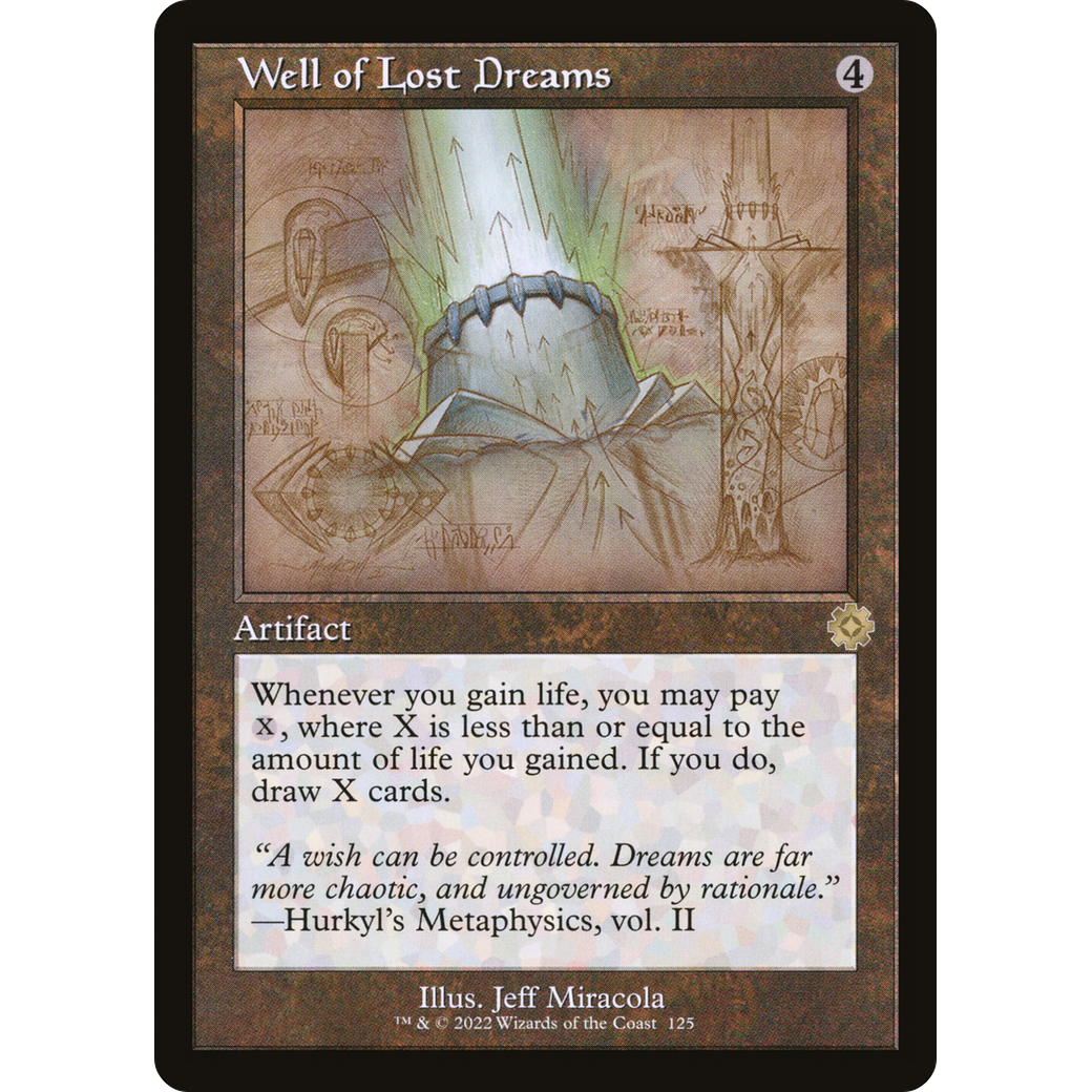 Well of Lost Dreams (Schematic) (BRR-125) - The Brothers' War Retro Artifacts Foil