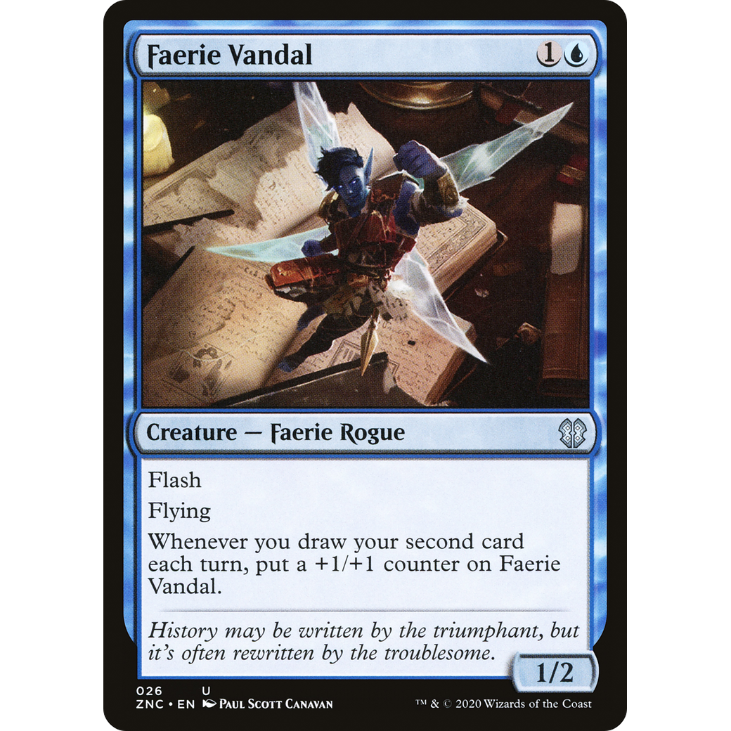 Faerie Vandal (ZNC-026) - Zendikar Rising Commander