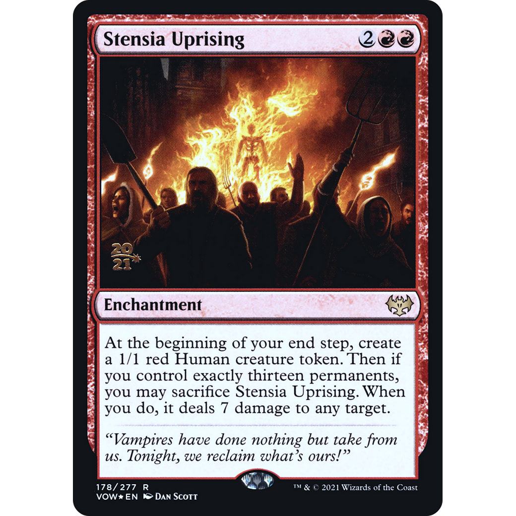 Stensia Uprising (PRE-178) - Innistrad: Crimson Vow Promos Foil