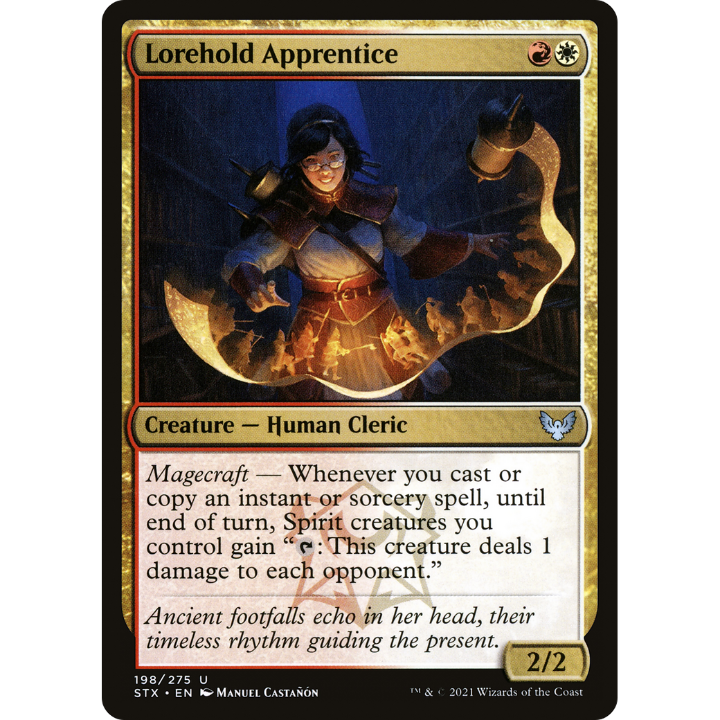 Lorehold Apprentice (STX-198) - Strixhaven: School of Mages Foil