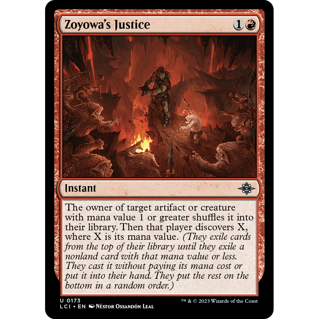 Zoyowa's Justice (LCI-173) - The Lost Caverns of Ixalan Foil