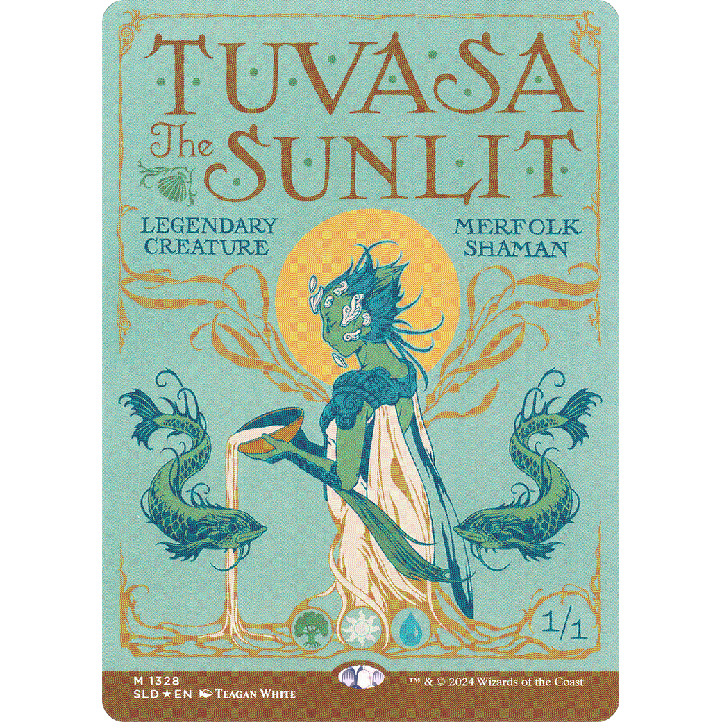 Tuvasa the Sunlit (SLD-1328) - Secret Lair Drop (Borderless) Foil