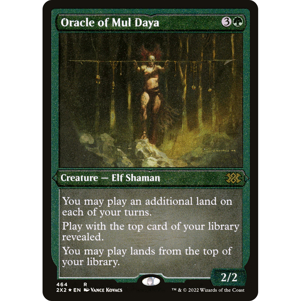 Oracle of Mul Daya (Foil Etched) (2X2-464) - Double Masters 2022 Foil