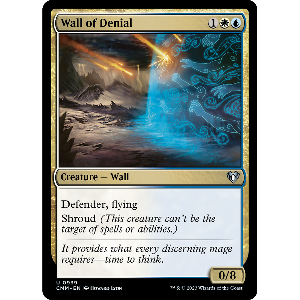 Wall of Denial (CMM-939) - Commander Masters