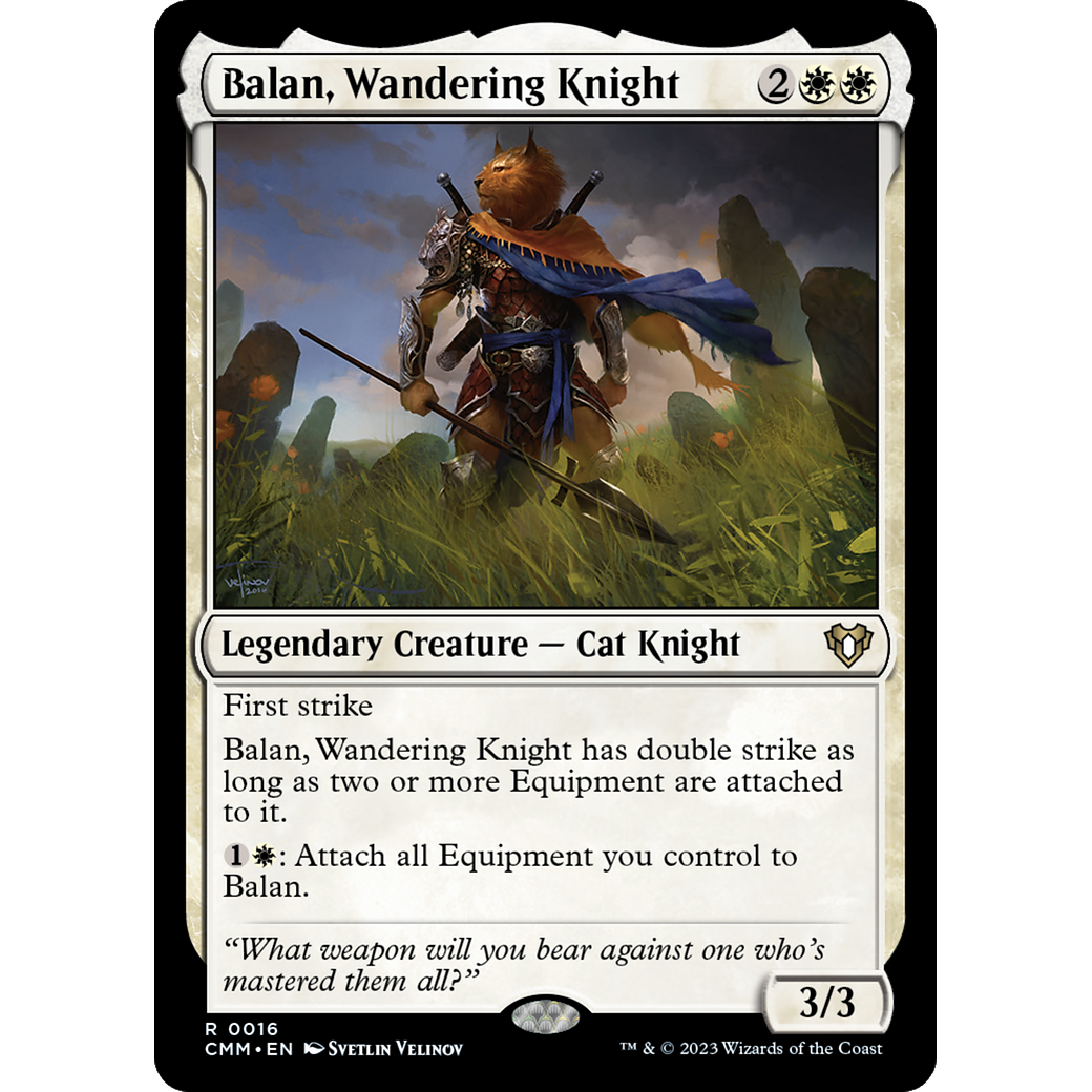 Balan, Wandering Knight (CMM-016) - Commander Masters