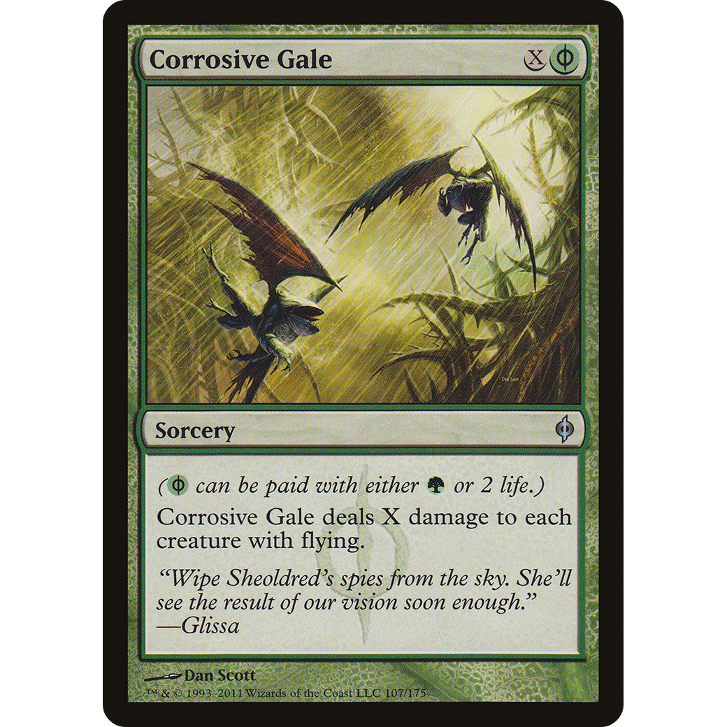 Corrosive Gale (NPH-107) - New Phyrexia Foil
