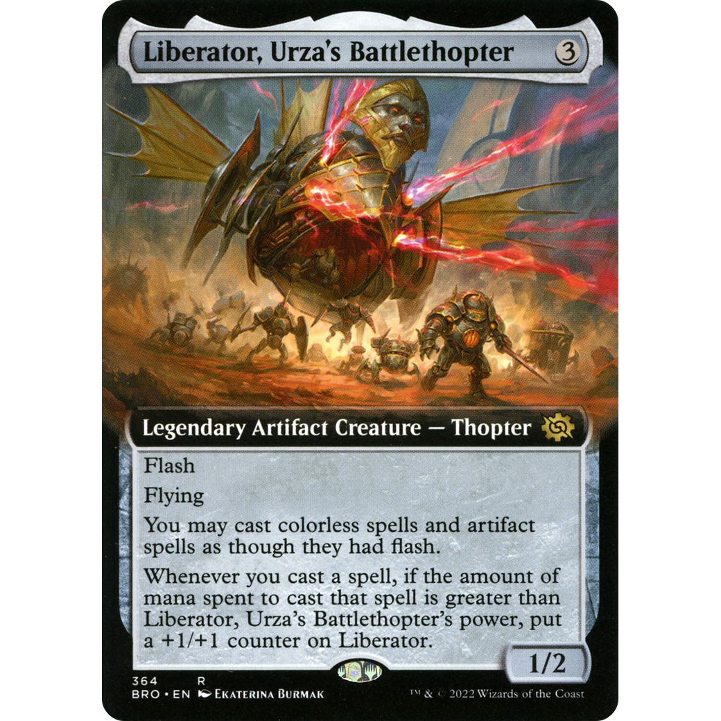 Liberator, Urza's Battlethopter (Extended Art) (BRO-364) - The Brothers' War: (Extended Art) Foil
