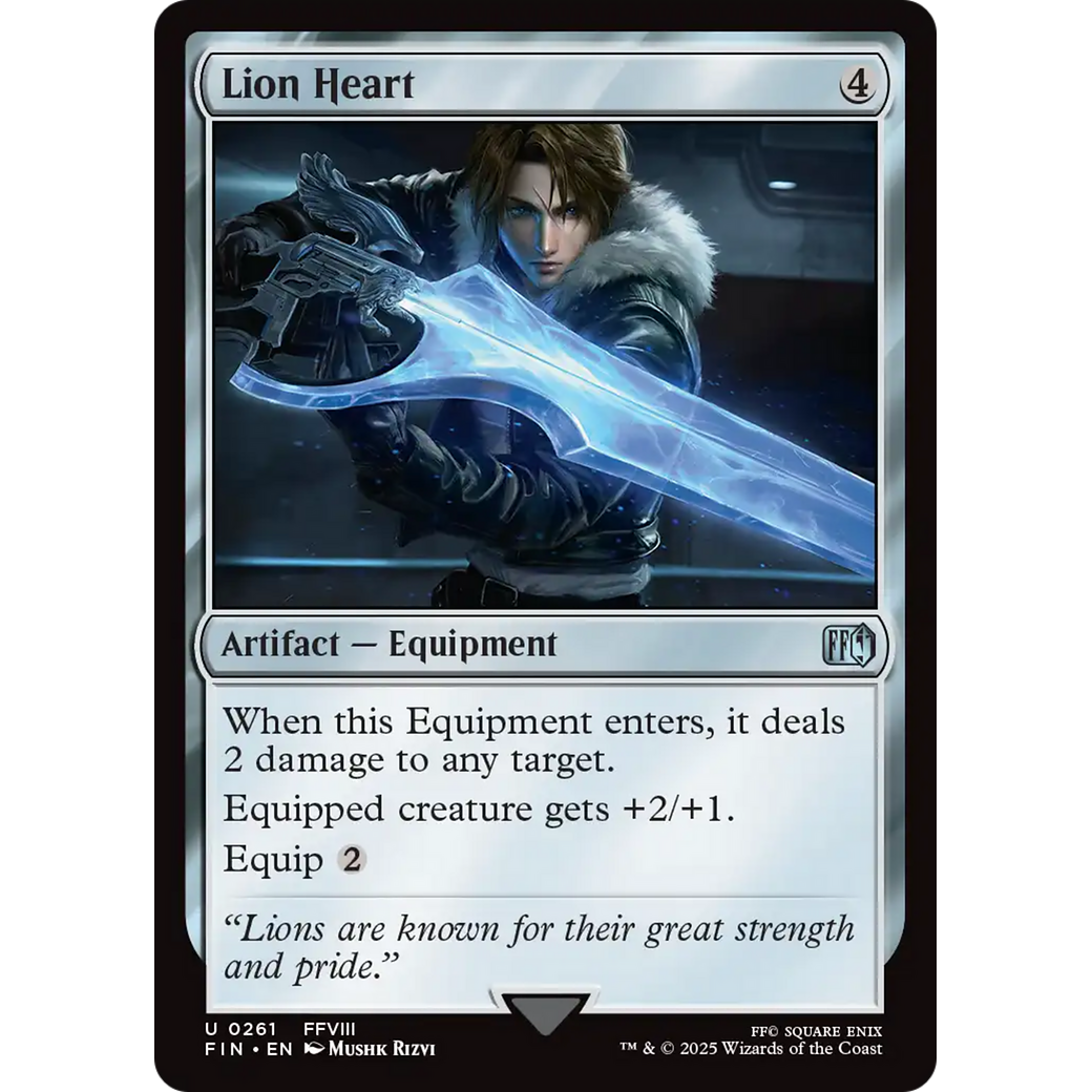 Lion Heart (FIN-261) - FINAL FANTASY Foil