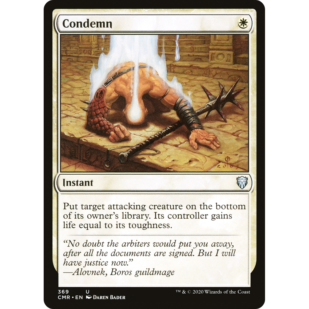 Condemn (CMR-369) - Commander Legends