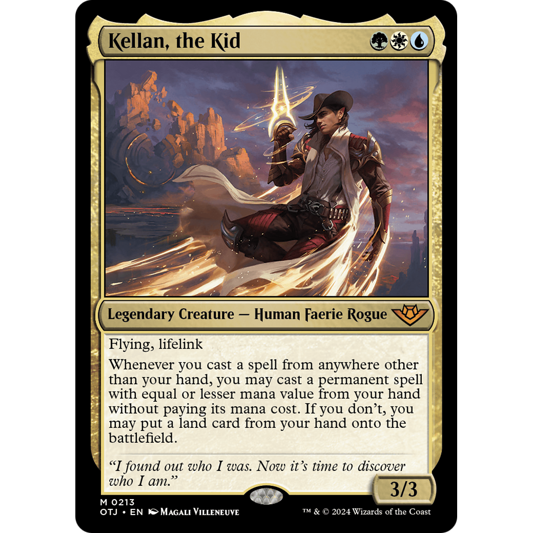 Kellan, the Kid (OTJ-213) - Outlaws of Thunder Junction Foil