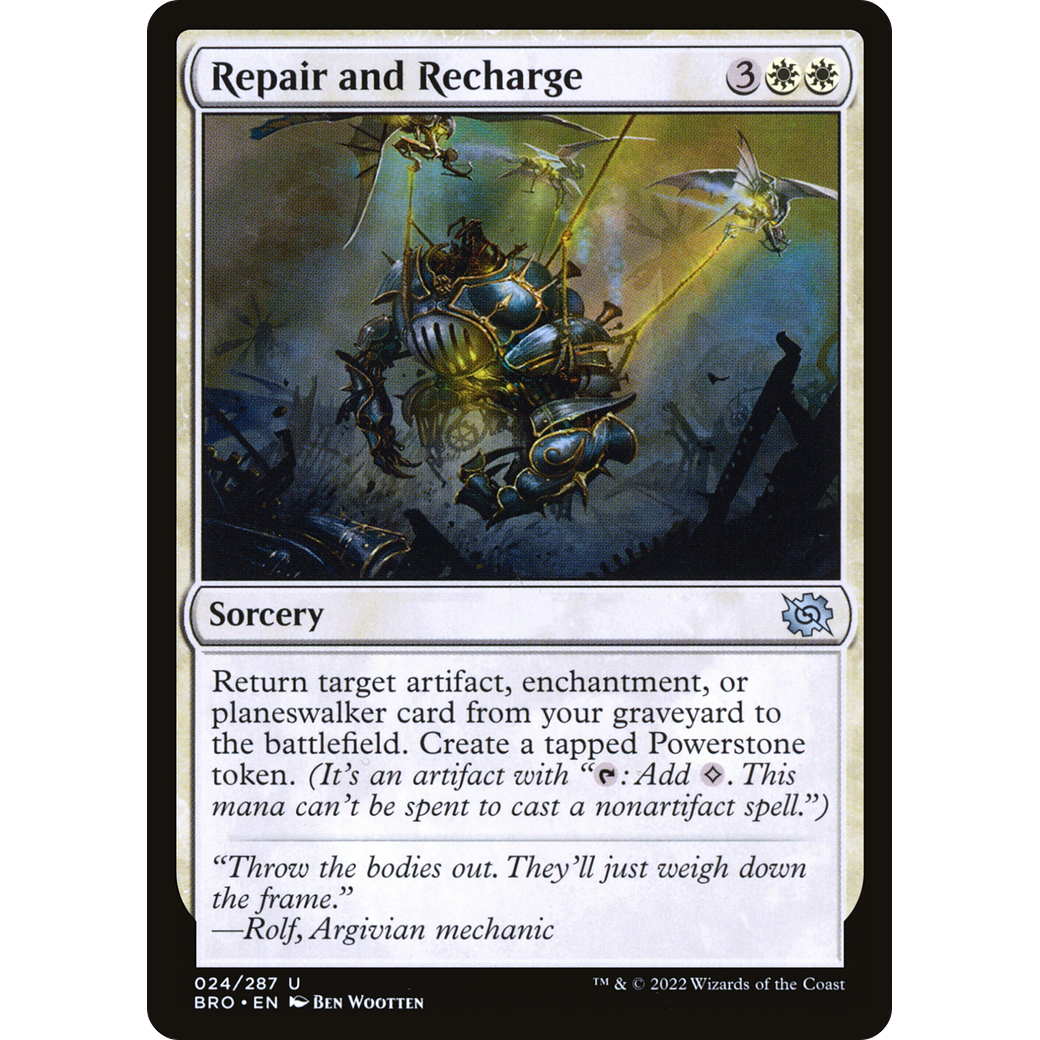 Repair and Recharge (BRO-024) - The Brothers' War