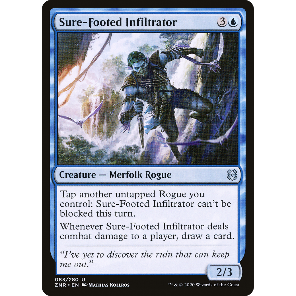 Sure-Footed Infiltrator (ZNR-083) - Zendikar Rising