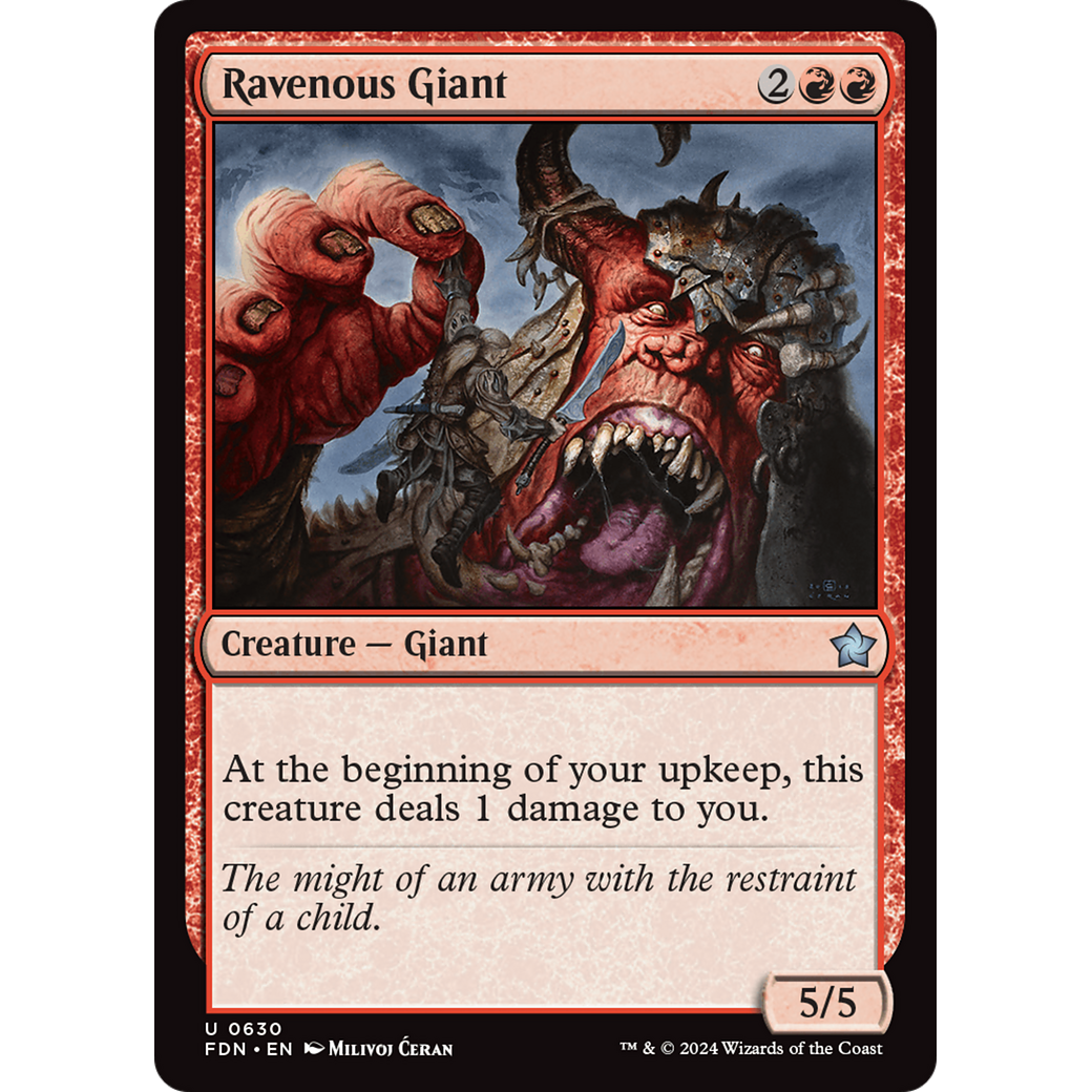 Ravenous Giant (FDN-630) - Foundations
