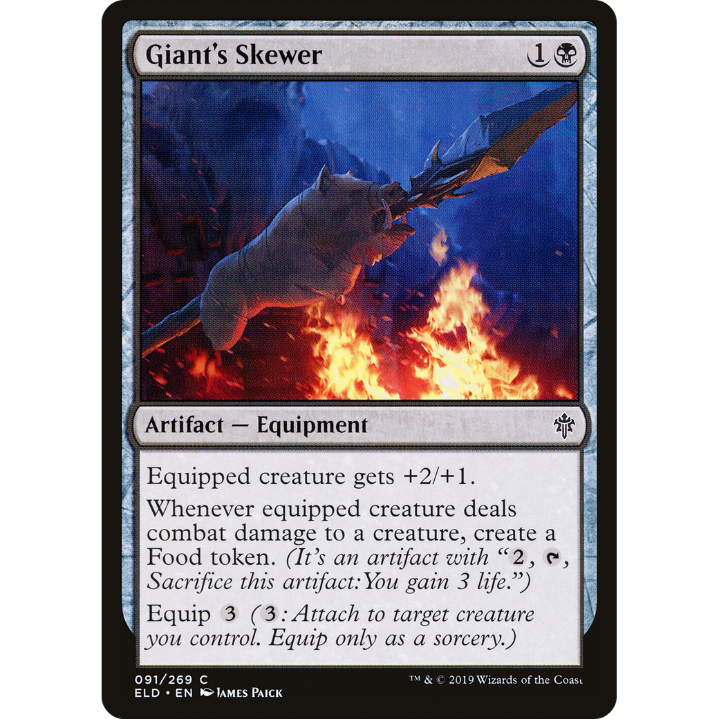 Giant's Skewer (ELD-091) - Throne of Eldraine Foil
