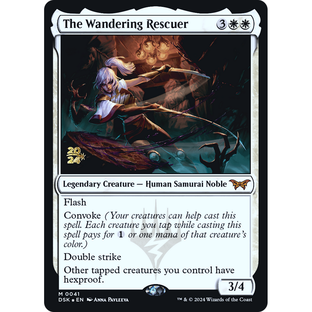 The Wandering Rescuer (PRE-41S) - Duskmourn: House of Horror Promos Foil