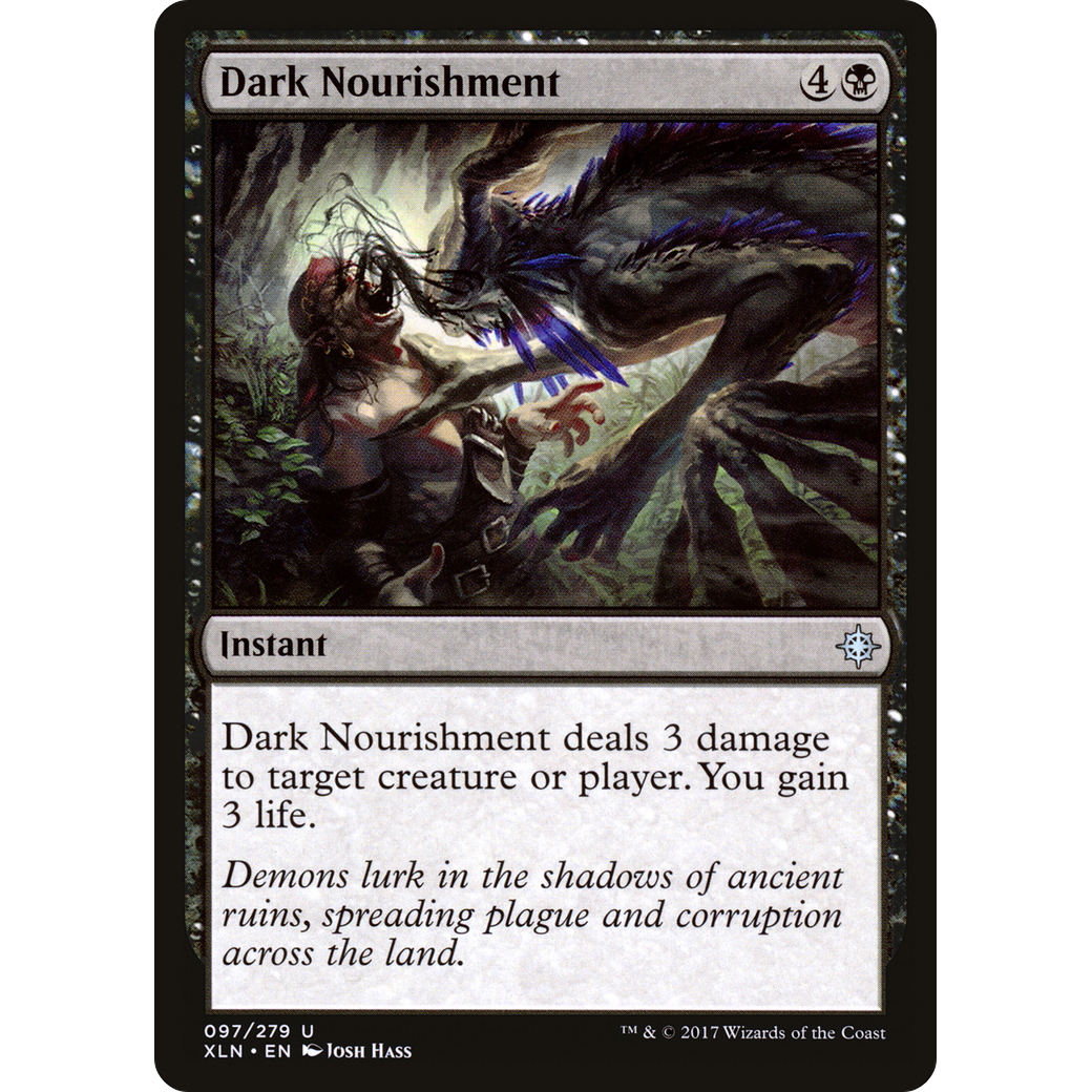 Dark Nourishment (XLN-097) - Ixalan Foil